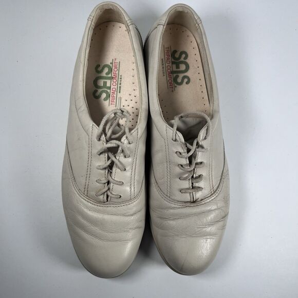 SAS Whisper Tripad Comfort Leather Lace Up Shoes Sneakers Women's Size 9.5 Slim - Picture 6 of 8